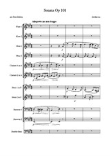 Beethoven Piano Sonata first movement arr. for Wind