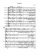 Sarabande arr. for Clarinet Choir